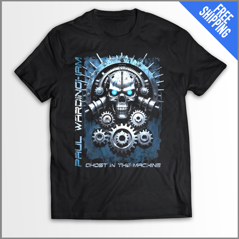 "GHOST IN THE MACHINE" T-Shirt - FREE SHIPPING WORLDWIDE