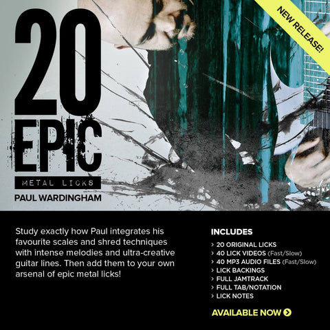 20 EPIC METAL LICKS at Jamtrack Central