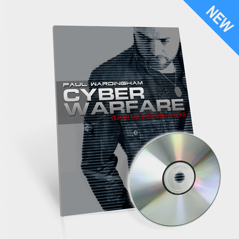 Guitar Tab - Cyber Warfare (with 2 Backing Tracks)